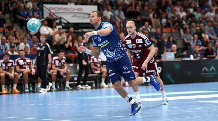 2026.09.06, Deutschland, Stuttgart, Handball TVB Stuttgart vs. Füchse Berlin, Kai Häfner (TVB)