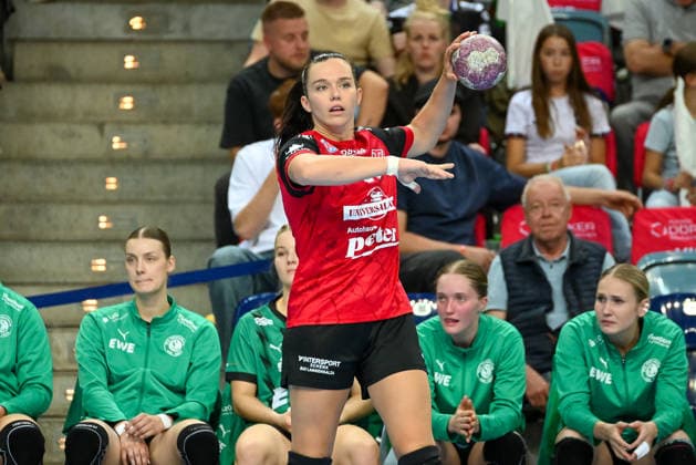 Jana Scheib (Thueringer HC, 20) VfL Oldenburg vs. Thueringer HC, ALSCO Handball Bundesliga Frauen, 2. Spieltag, Saison 2026 2027, 06.09.2026, VfL Oldenburg vs. Thueringer HC, ALSCO Handball Bundesliga Frauen, 2. Spieltag, Saison 2026 2027, 06.09.2026 Oldenburg *** Jana Scheib, Thueringer HC, 20 VfL Oldenburg vs. Thueringer HC, ALSCO Women s Handball Bundesliga, Matchday 2, 2026–2027 Season, September 6, 2026, VfL Oldenburg vs. Thueringer HC, ALSCO Women’s Handball Bundesliga, Matchday 2, 2026–2027 Season, September 6, 2026, Oldenburg Copyright: xEibner-Pressefoto RobertxGertzenx EP_RGN