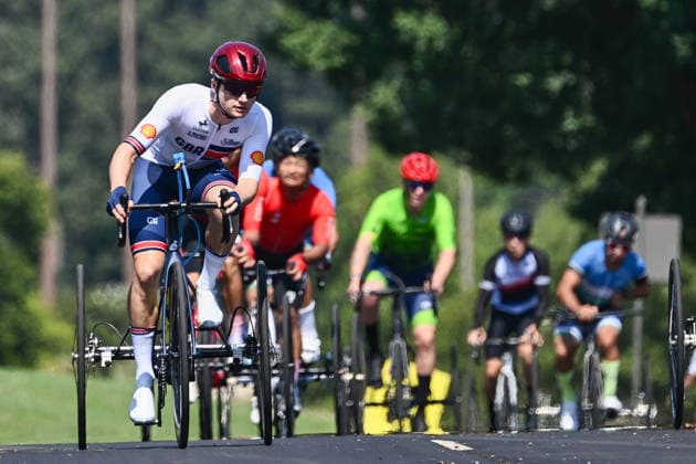 2026 UCI Para-cycling Road World Championships Picture by Mathew Wells SWpix.com - 06 09 2026 - Cycling - 2026 UCI Para-cycling Road World Championships - Huntsville, Alabama, United States of America - Men T2 Road Race - Calum O Neill (Great Britain) Huntsville Cummings Research Park United States of America Copyright: x xSWpix.comx(t axPhotographyxHubxLtd)xMathewxWells SWpix.comx SWP-3030-23073
