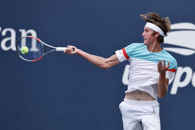 Thilo Behrmann (AUT), Jungen Einzel, Boys Singles Tennis - US Open 2026 - Grand Slam - Billie Jean King Tennis Center - New York - New York - USA - 6 September 2026. Copyright: xJuergenxHasenkopfx