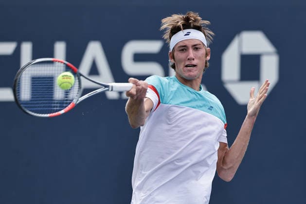 Thilo Behrmann (AUT), Jungen Einzel, Boys Singles Tennis - US Open 2026 - Grand Slam - Billie Jean King Tennis Center - New York - New York - USA - 6 September 2026. Copyright: xJuergenxHasenkopfx