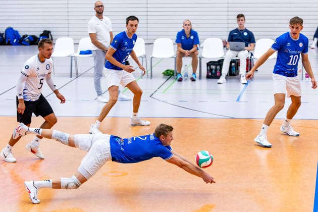 06.09.2026, GER, Volleyball, Maenner, Saison 26, Pokalfinale Thüringen, Tag des Volleyballs, Blue Volleys Gotha - VSV Jena 90 Richard Werner (Blue Volleys Gotha,2) 99089 Erfurt Sporthalle Sportanlage Rieths Thüringen Deutschland
