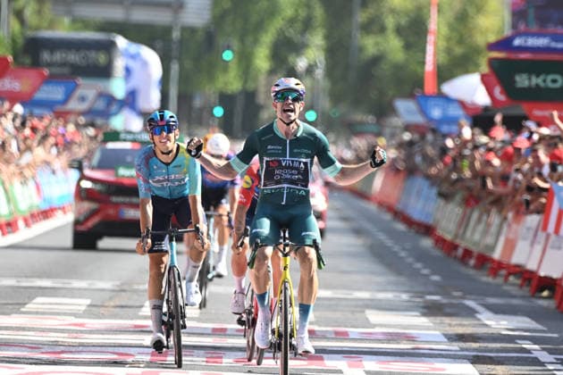 06-09-2026 Vuelta A Espana; Tappa 15 Palma Del Rio - Cordoba; 2026, Visma - Lease A Bike; 2026, Xds - Astana; Van Aert, Wout; Romele, Alessandro; Cordoba; 