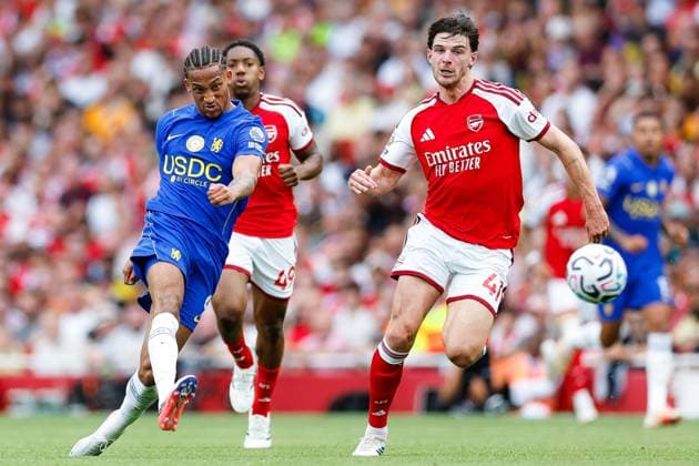 Joao Pedro of Chelsea takes a shot on goal Arsenal v Chelsea, Premier League, Football, Emirates Stadium, London, UK - 06 Sep 2026London Emirates Stadium United Kingdom EDITORIAL USE ONLY No use with unauthorised audio, video, data, fixture lists, club league logos or live services. Online in-match use limited to 120 images, no video emulation. No use in betting, games or single club league player publications.  Copyright: xMattxImpey Shutterstockx 17137590ci