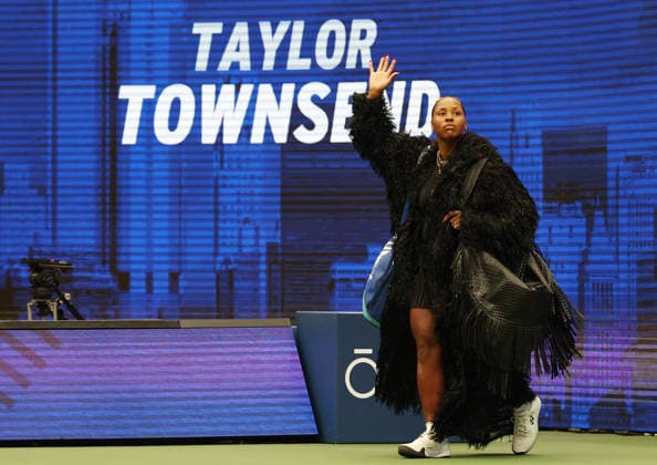September 6, 2026, New York City, New York, USA: TAYLOR TOWNSEND of USA before the match against A. Sabalenka in the fourth round of Grand Slam tournament US Open. New York, USA. Tennis: US Open - Taylor Townsend  - ZUMAc278 20260906_zsp_c278_006 Copyright: xMarcinxCholewinskix
