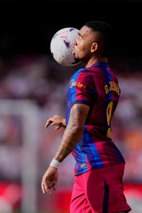 Valencia CF v FC Barcelona, Barca - LaLiga EA Sports 2026 27 Gabriel Jesus centre-forward of Barcelona and Brasil during the LaLiga EA Sports 2026 27 match between Valencia CF and FC Barcelona at Estadi de Mestalla on September 6, 2026 in Valencia, Spain. Valencia Spain  Copyright: xJosexBretonx originalFilename:bretonhernandez-valencia260906_npRli.jpg