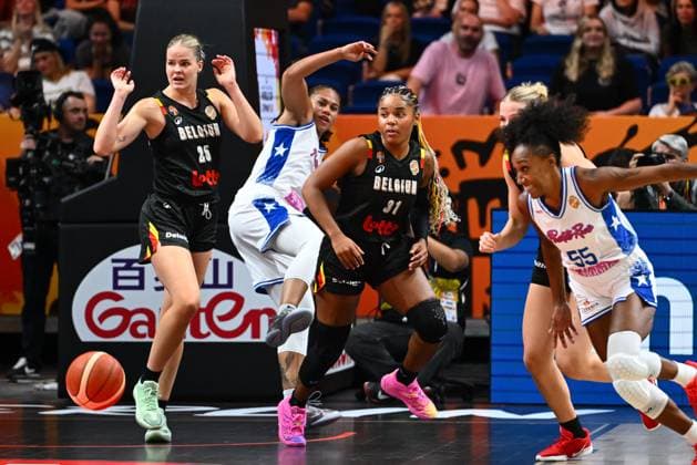 Puerto Rico v Belgium - FIBA Women s Basketball World Cup 2026 BERLIN, GERMANY - SEPTEMBER 06 : Lisowa Mbaka Maxuella small forward of Belgium during the FIBA Women s Basketball World Cup group C phase match between Puerto Rico and Belgium in Berlin on September 6, 2026 in Berlin, Germany, 06 09 2026 Berlin Germany  Copyright: xVincentxKalutx