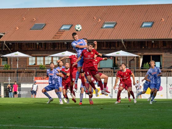 Jakov Dedic (TSG Hoffenheim II, 36) Kopfball nach Ecke GER, Fussball, SG Sonnenhof Grossaspach vs. TSG Hoffenheim II, 3. Liga, 4. Spieltag, Saison 2026 2027, 06.09.2026 GER, Fussball, SG Sonnenhof Grossaspach vs. TSG Hoffenheim II, 3. Liga, 4. Spieltag, Saison 2026 2027, 06.09.2026 Aspach Copyright: xCarstenxSchweringx EP_CSG