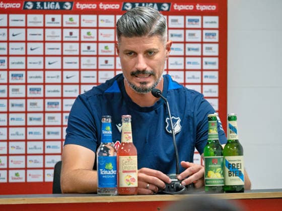 Stefan Kleineheismann (TSG Hoffenheim II, Trainer) in der Pressekonferenz GER, Fussball, SG Sonnenhof Grossaspach vs. TSG Hoffenheim II, 3. Liga, 4. Spieltag, Saison 2026 2027, 06.09.2026 GER, Fussball, SG Sonnenhof Grossaspach vs. TSG Hoffenheim II, 3. Liga, 4. Spieltag, Saison 2026 2027, 06.09.2026 Aspach Copyright: xCarstenxSchweringx EP_CSG