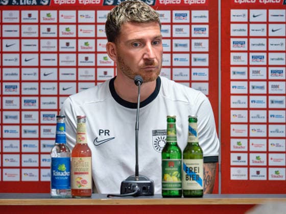 Pascal Reinhardt (SG Sonnenhof Grossaspch, Trainer) Pressekonferenz GER, Fussball, SG Sonnenhof Grossaspach vs. TSG Hoffenheim II, 3. Liga, 4. Spieltag, Saison 2026 2027, 06.09.2026 GER, Fussball, SG Sonnenhof Grossaspach vs. TSG Hoffenheim II, 3. Liga, 4. Spieltag, Saison 2026 2027, 06.09.2026 Aspach Copyright: xCarstenxSchweringx EP_CSG