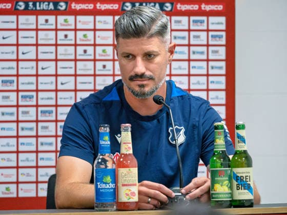 Stefan Kleineheismann (TSG Hoffenheim II, Trainer) in der Pressekonferenz GER, Fussball, SG Sonnenhof Grossaspach vs. TSG Hoffenheim II, 3. Liga, 4. Spieltag, Saison 2026 2027, 06.09.2026 GER, Fussball, SG Sonnenhof Grossaspach vs. TSG Hoffenheim II, 3. Liga, 4. Spieltag, Saison 2026 2027, 06.09.2026 Aspach Copyright: xCarstenxSchweringx EP_CSG