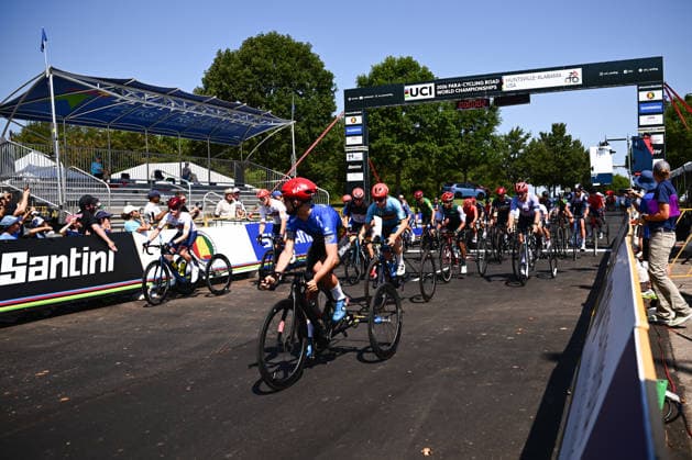 2026 UCI Para-cycling Road World Championships Picture by Olly Hassell SWpix.com - 06 09 2026 - Cycling - 2026 UCI Para-cycling Road World Championships - Huntsville, Alabama, United States of America - Men T2 Road Race - Theodor Matican (Romania) Huntsville Cummings Research Park United States of America Copyright: x xSWpix.comx(t axPhotographyxHubxLtd)xOllyxHassell SWpix.comx SWP-3030-23129