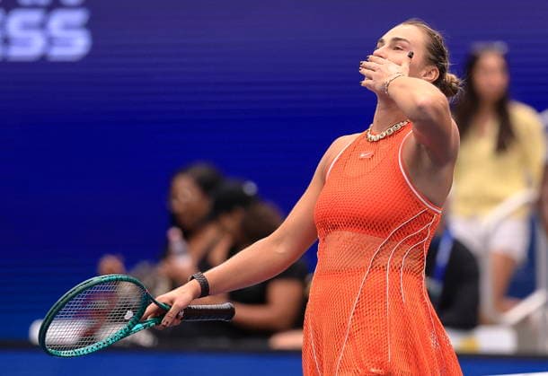US Open tennis tournament - Day 8 Aryna Sabalenka of Belarus celebrates her victory against Taylor Townsend of the USA at the US Open Tennis Championships at the USTA Billie Jean King National Tennis Center in Flushing Meadows, New York, USA, 06 September 2026. The 2026 US Open tournament runs from 23 August through 13 September. FLUSHING MEADOWS NEW YORK United States  Copyright: xCRISTOBALxHERRERA-ULASHKEVICHx