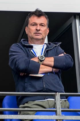 Christian Heidel Vorstand ( Mainz ) Deutschland , Hamburg , Volksparkstadion , Fussball , 1 . Bundesliga , Hamburger SV - FSV Mainz 05 *** Christian Heidel, Executive Board Member, Mainz, Germany; Hamburg; Volksparkstadion; soccer; Bundesliga 1; Hamburger SV; FSV Mainz 05