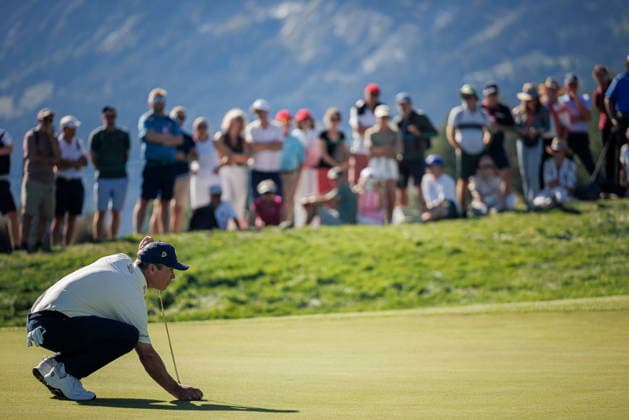 European Masters Golf Tournament in Crans-Montana Second placed Paul Casey from Britain during the fourth and final round of the DP World Tour Omega European Masters Golf Tournament, in Crans-Montana, Switzerland, 06 September 2026. CRANS-MONTANA Wallis SWITZERLAND  Copyright: xVALENTINxFLAURAUDx