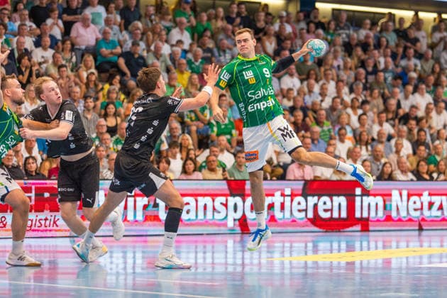 06.09.26 FRISCH AUF Göppingen - THW Kiel Deutschland, Göppingen, 06.09.2026, Handball, Bundesliga, Saison 2026 2027, FRISCH AUF Göppingen - THW Kiel: Max Beneke (FRISCH AUF Göppingen).