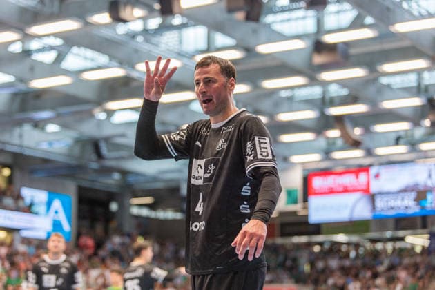 06.09.26 FRISCH AUF Göppingen - THW Kiel Deutschland, Göppingen, 06.09.2026, Handball, Bundesliga, Saison 2026 2027, FRISCH AUF Göppingen - THW Kiel: Domagoj Duvnjak (THW Kiel).