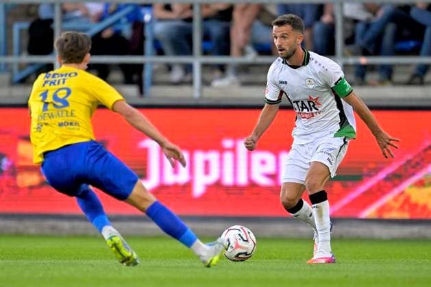 SK Beveren v OH Leuven - Jupiler Pro League BEVEREN, BELGIUM - SEPTEMBER 06 : Schrijvers Siebe forward of OH Leuven during the Jupiler Pro League match between SK Beveren and OH Leuven on September 6, 2026 in Beveren, Belgium, 06 09 2026 Beveren Belgium  Copyright: xSesx