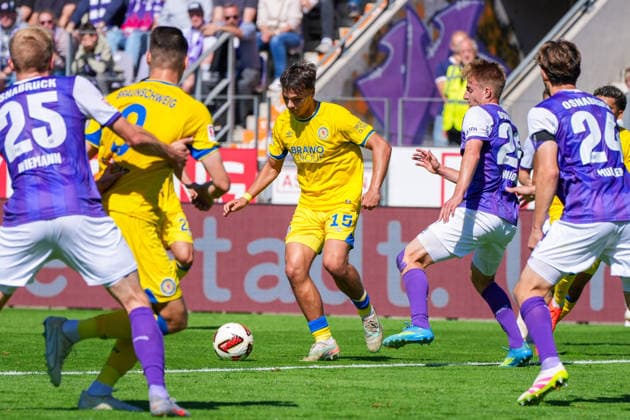 Max Marie (Eintracht Braunschweig, 15), Deutschland: Fussball, 2. Bundesliga, Saison 2026 27, 4. Spieltag, 06.09.2026, VfL Osnabrück vs Eintracht Braunschweig, Stadion Bremer Brücke (Osnabrück, Niedersachsen) *** Max Marie Eintracht Braunschweig, 15, Germany Soccer, 2. Bundesliga, 2026–27 Season, Matchday 4, September 6, 2026, VfL Osnabrück vs. Eintracht Braunschweig, Bremer Brücke Stadium, Osnabrück, Lower Saxony Copyright: xLeonxFrickx