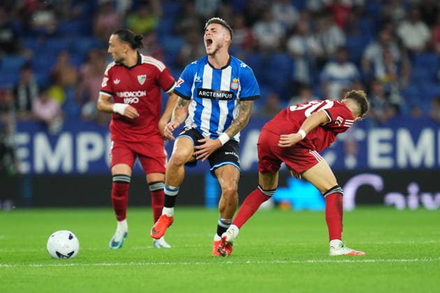 La Liga EA Sports match between RCD Espanyol and Sevilla FC played at RCDE Stadium on 6 Sep, 2026 in Barcelona, Spain. (Photo by Bagu Blanco PRESSINPHOTO) Copyright: xBaguxBlancox xPRESSINPHOTOx