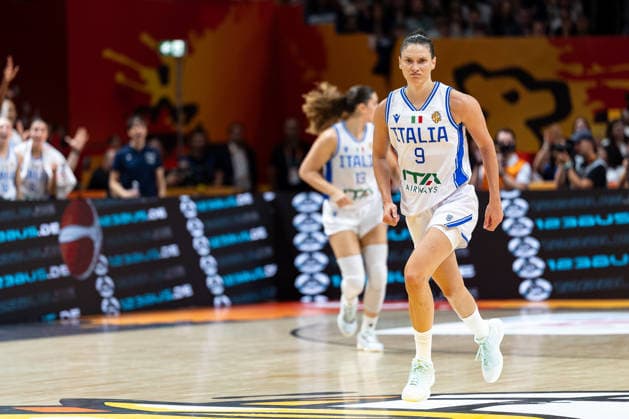 Cecilia Zandalasini (Italien, 09) jubelt Jubel, GER, Italien vs. USA, Basketball, FIBA Women s World Cup 2026, Gruppenphase, Spieltag 2, 06.09.2026 GER, Italien vs. USA, Basketball, FIBA Women s World Cup 2026, Gruppenphase, Spieltag 2, 06.09.2026 Berlin Copyright: xEibner-Pressefoto MaxxVincenx EP_MVN