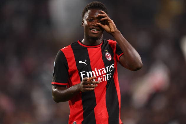 Juventus Fc - Ac Milan Alphadjo Cisse of Ac Milan the Serie A match beetween Juventus Fc and Ac Milan at Allianz Stadium on September 6, 2026 in Turin, Italy . Torino Allianz Stadium Italy Copyright: xMarcoxCanonierox