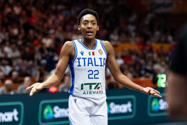 Olbis Andre (Italien, 22) enttaeuscht Enttaeuschung, GER, Italien vs. USA, Basketball, FIBA Women s World Cup 2026, Gruppenphase, Spieltag 2, 06.09.2026 GER, Italien vs. USA, Basketball, FIBA Women s World Cup 2026, Gruppenphase, Spieltag 2, 06.09.2026 Berlin Copyright: xEibner-Pressefoto MaxxVincenx EP_MVN
