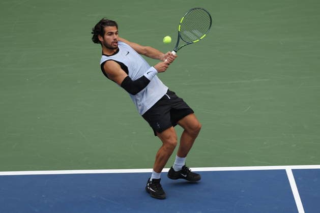 US Open tennis tournament - Day 8 Carlos Alcaraz of Spain in action against Tommy Paul of the US during the Men s Singles round of 16 at the US Open Tennis Championships in Flushing Meadows, New York, USA, 06 September 2026. FLUSHING MEADOWS NEW YORK United States  Copyright: xBRIANxHIRSCHFELDx