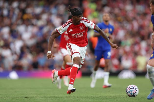 Arsenal v Chelsea 6 September 2026, London - Premier League Football - Arsenal v Chelsea - Noni Madueke of Arsenal - Photo: Charlotte Wilson Offside. London UK Copyright: xCharlottexWilsonx xOffsidexOffside