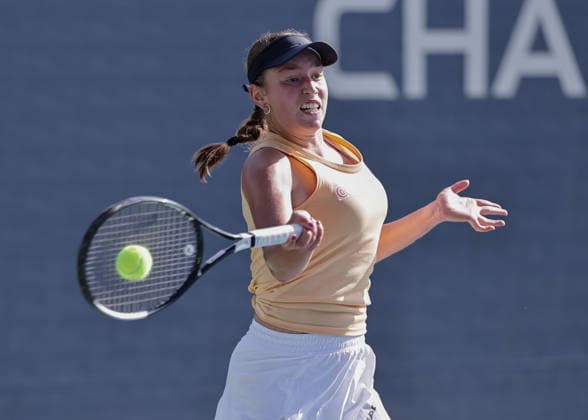 Anna Pircher (AUT), Maedchen Einzel, Girls Singles, US Open Championships, Billie Jean King National Tennis Center, Flushing Meadows, New York, USA . Tennis - US Open 2026 - Grand Slam - Billie Jean King Tennis Center - New York - New York - USA - 6 September 2026. Copyright: xJuergenxHasenkopfx