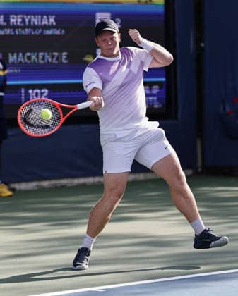 Jamie Mackenzie (GER), Jungen Einzel, Boys Singles, US Open Championships, Billie Jean King National Tennis Center, Flushing Meadows, New York, USA . Tennis - US Open 2026 - Grand Slam - Billie Jean King Tennis Center - New York - New York - USA - 6 September 2026. Copyright: xJuergenxHasenkopfx