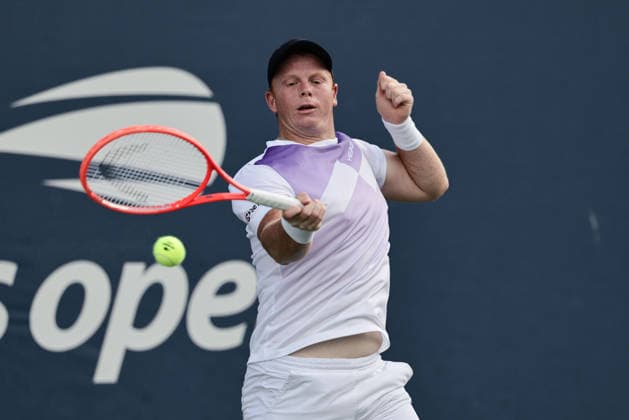 Jamie Mackenzie (GER), Jungen Einzel, Boys Singles, US Open Championships, Billie Jean King National Tennis Center, Flushing Meadows, New York, USA . Tennis - US Open 2026 - Grand Slam - Billie Jean King Tennis Center - New York - New York - USA - 6 September 2026. Copyright: xJuergenxHasenkopfx