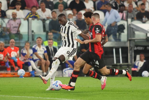 IPA88213865 - Randal Kolo Muani of Juventus FC during the Italian Serie A 2026–27 season soccer match between Juventus FC and AC Milan on September 6, 2026, at Allianz Stadium in Turin, Italy. Photo by Nderim KACELI  Copyright: xNderimxKaceli IPAxSportx xx 88213865