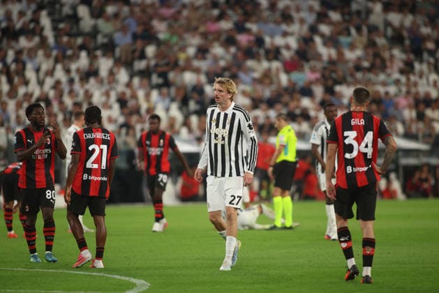 IPA88214602 - Nick Woltemade of Juventus FC during the Italian Serie A 2026–27 season soccer match between Juventus FC and AC Milan on September 6, 2026, at Allianz Stadium in Turin, Italy. Photo by Nderim KACELI  Copyright: xNderimxKaceli IPAxSportx xx 88214602
