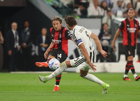 SOCCER - Serie A - Juventus FC vs. AC Milan Photo by IPA ABACAPRESS.COM88213875 - Luka Modric of AC Milan during the Italian Serie A 2026–27 season soccer match between Juventus FC and AC Milan on September 6, 2026, at Allianz Stadium in Turin, Italy. Photo by Nderim KACELI Turin Italy  Copyright: xIPAxSport ABACAx