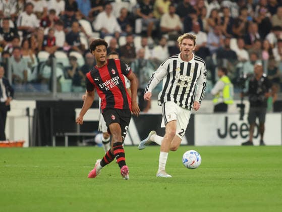 SOCCER - Serie A - Juventus FC vs. AC Milan Photo by IPA ABACAPRESS.COM88214590 - Koni De Winter of AC Milan during the Italian Serie A 2026–27 season soccer match between Juventus FC and AC Milan on September 6, 2026, at Allianz Stadium in Turin, Italy. Photo by Nderim KACELI Turin Italy  Copyright: xIPAxSport ABACAx