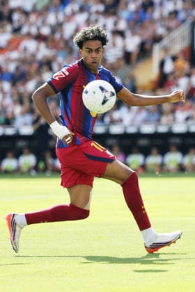 Lamine Yamal (Barcelona), SEPTEMBER 6, 2026 - Football Soccer : Spanish La Liga EA Sports match between Valencia CF 0-5 FC Barcelona, Barca at Mestalla in Valencia, Spain. Noxthirdxpartyxsales  aflo_345698833 DAISUKExNakashimax