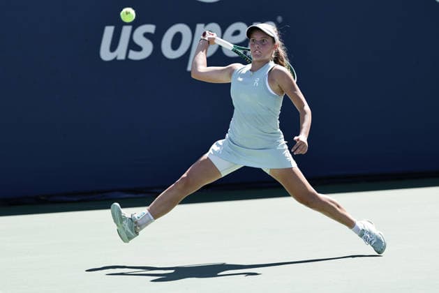 Emily Victoria Eigelsbach (GER), Damen Einzel, Ladies Singles US Open Championships, Billie Jean King National Tennis Center, Flushing Meadows, New York, USA ., Maedchen Einzel, Girls Singles, US Open Championships Tennis - US Open 2026 - Grand Slam - Billie Jean King Tennis Center - New York - New York - USA - 6 September 2026. Copyright: xJuergenxHasenkopfx