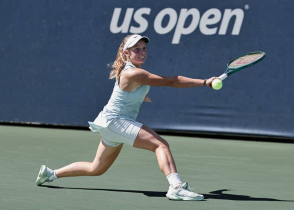 Emily Victoria Eigelsbach (GER), Damen Einzel, Ladies Singles US Open Championships, Billie Jean King National Tennis Center, Flushing Meadows, New York, USA ., Maedchen Einzel, Girls Singles, US Open Championships Tennis - US Open 2026 - Grand Slam - Billie Jean King Tennis Center - New York - New York - USA - 6 September 2026. Copyright: xJuergenxHasenkopfx