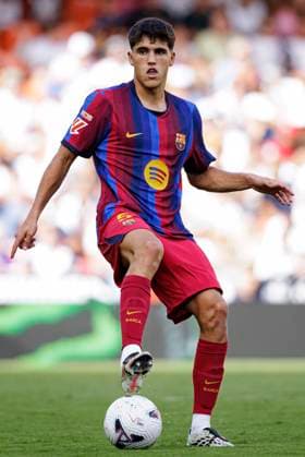 LaLiga EA SPORTS 2026 2027 - Valencia CF and FC Barcelona, Barca Valencia, Spain - 06 Sep 2026 Pau Cubarsí (FC Barcelona) seen in action during LaLiga EA SPORTS 2026 2027 game between teams of Valencia CF and FC Barcelona Final Score: Valencia CF 0-5 FC Barcelona Valencia Spain Copyright: xMaciejxRogowskix xSOPAxImagesx Maciej-Rogowski-1447450