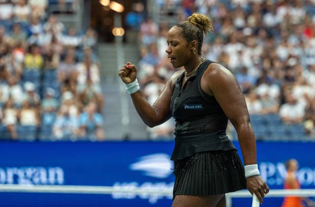 2026 US Open - Day 8 NEW YORK, NEW YORK - SEPTEMBER 6: Taylor Townsend of the United States reacts during her match against Taylor Townsend of the United States during the 2026 US Open - Day 8 at USTA Billie Jean King National Tennis Center on September 6, 2026 in New York, New York. New York USTA Billie Jean King National Tennis Center New York United States Copyright: xSusanxMullane ISIxPhotosx 9753