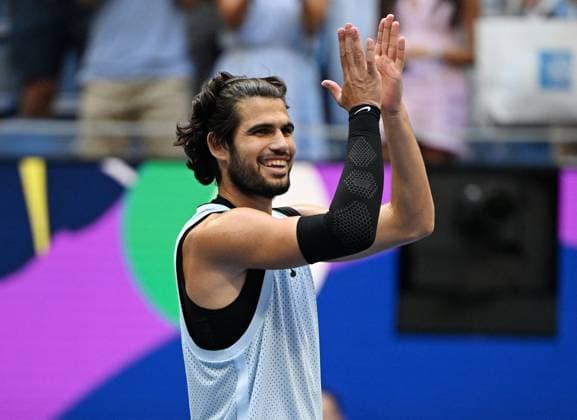 2026 US Open: Day 13 FLUSHING NY- SEPTEMBER 06: Carlos Alcaraz Vs Tommy Paul during The US Open on Arthur Ashe Stadium at the USTA Billie Jean King National Tennis Center on September 6, 2026 in Flushing Queens.Credit: mpi04 MediaPunch. 06 Sep 2026 Pictured: FLUSHING NY- SEPTEMBER 06: Carlos Alcaraz reacts after defeating Tommy Paul during The US Open on Arthur Ashe Stadium at the USTA Billie Jean King National Tennis Center on September 6, 2026 in Flushing Queens.Credit: mpi04 MediaPunch.  Copyright: xThexMegaxAgencyxmpi04x xMediaPunchx xMEGAx