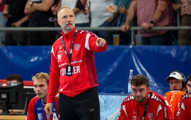 06.09.2026, Deutschland, Bietigheim, Handball Bundesliga, Saison 2026 2027 SG BBM Bietigheim vs. TBV Lemgo, BBM Trainer Hartmut Mayerhoffer