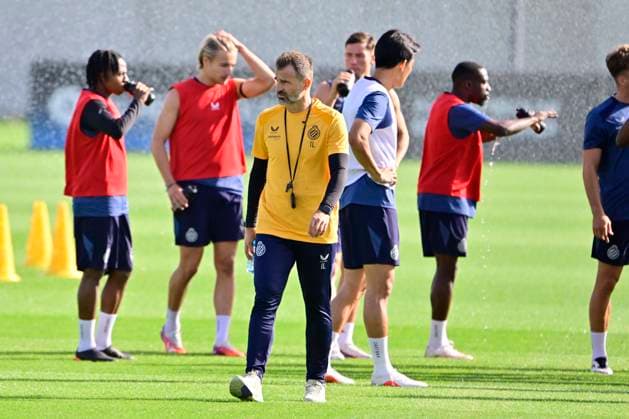 Club Brugge v Aston Villa - UEFA Champions League Media Activities 07 09 2026 BRUGGE, BELGIUM - SEPTEMBER 07 : Leko Ivan head coach of Club Brugge pictured during a training session ahead of the UEFA Champions League 2026 27 League Phase MD1 match between Club Brugge and Aston Villa on September 7, 2026 in Brugge, Belgium, 07 09 2026 Brugge Belgium  Copyright: xJanxDexMeuleneirx