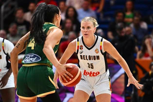 Belgium v Australia - FIBA Women s Basketball World Cup 2026 BERLIN, GERMANY - SEPTEMBER 07 : Vanloo Julie guard of Belgium during the FIBA Women s Basketball World Cup group C phase match between Belgium and Australia in Berlin on September 7, 2026 in Berlin, Germany, 07 09 2026 Berlin Germany  Copyright: xVincentxKalutx