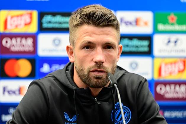Club Brugge v Aston Villa - UEFA Champions League Media Activities 07 09 2026 BRUGGE, BELGIUM - SEPTEMBER 07 : Leko Ivan head coach of Club Brugge and Mechele Brandon defender of Club Brugge speaking with the media during a pre-match press conference, PK, Pressekonferenz ahead of the UEFA Champions League 2026 27 League Phase MD1 match between Club Brugge and Aston Villa on September 7, 2026 in Brugge, Belgium, 07 09 2026 Brugge Belgium  Copyright: xJanxDexMeuleneirx