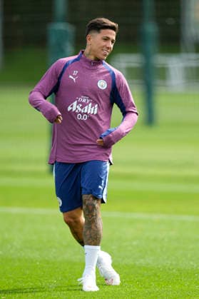 Manchester City Training Enzo Fernandez of Manchester City warms up during the Manchester City Training Session ahead of the UEFA Champions League Round 1 game against FC Porto at the Etihad Campus, Manchester, England on 7 September 2026 Credit: Steve Flynn Every Second Media Editorial use only. All images are copyright Every Second Media Limited. No images may be reproduced without prior permission. Copyright: xIMAGO EveryxSecondxMediax ESM-2141-0012 StevexFlynnx xEveryxSecondxMediax