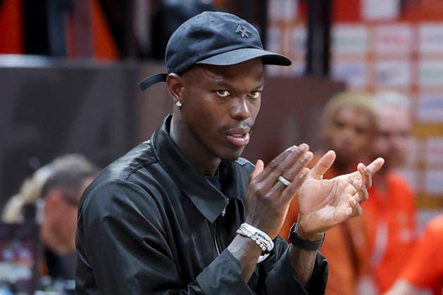 Dennis Schroeder cheers during the FIBA Women s Basketball World Cup Germany 2026 group match between Germany and Mali at Berlin Arena on September 7, 2026 in Berlin, Germany. (Photo by Marco Steinbrenner DeFodi Images) -