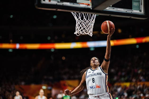 FIBA Women™s Basketball World Cup 2026: Deutschland vs. Mali, 07.09.2026 Nyara Sabally (Deutschland, 8); Basketball, FIBA Women™s Basketball World Cup 2026, Gruppenphase, Gruppe A, 3. Spieltag: Deutschland vs. Mali am 07.09.2026 in der Uber Arena, Berlin Copyright: xBEAUTIFULxSPORTS Tonhäuserx