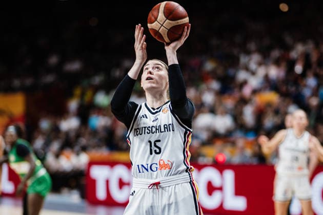 FIBA Women™s Basketball World Cup 2026: Deutschland vs. Mali, 07.09.2026 Luisa Geiselsoder (Deutschland, 15) Basketball, FIBA Women™s Basketball World Cup 2026, Gruppenphase, Gruppe A, 3. Spieltag: Deutschland vs. Mali am 07.09.2026 in der Uber Arena, Berlin Copyright: xBEAUTIFULxSPORTS Tonhäuserx